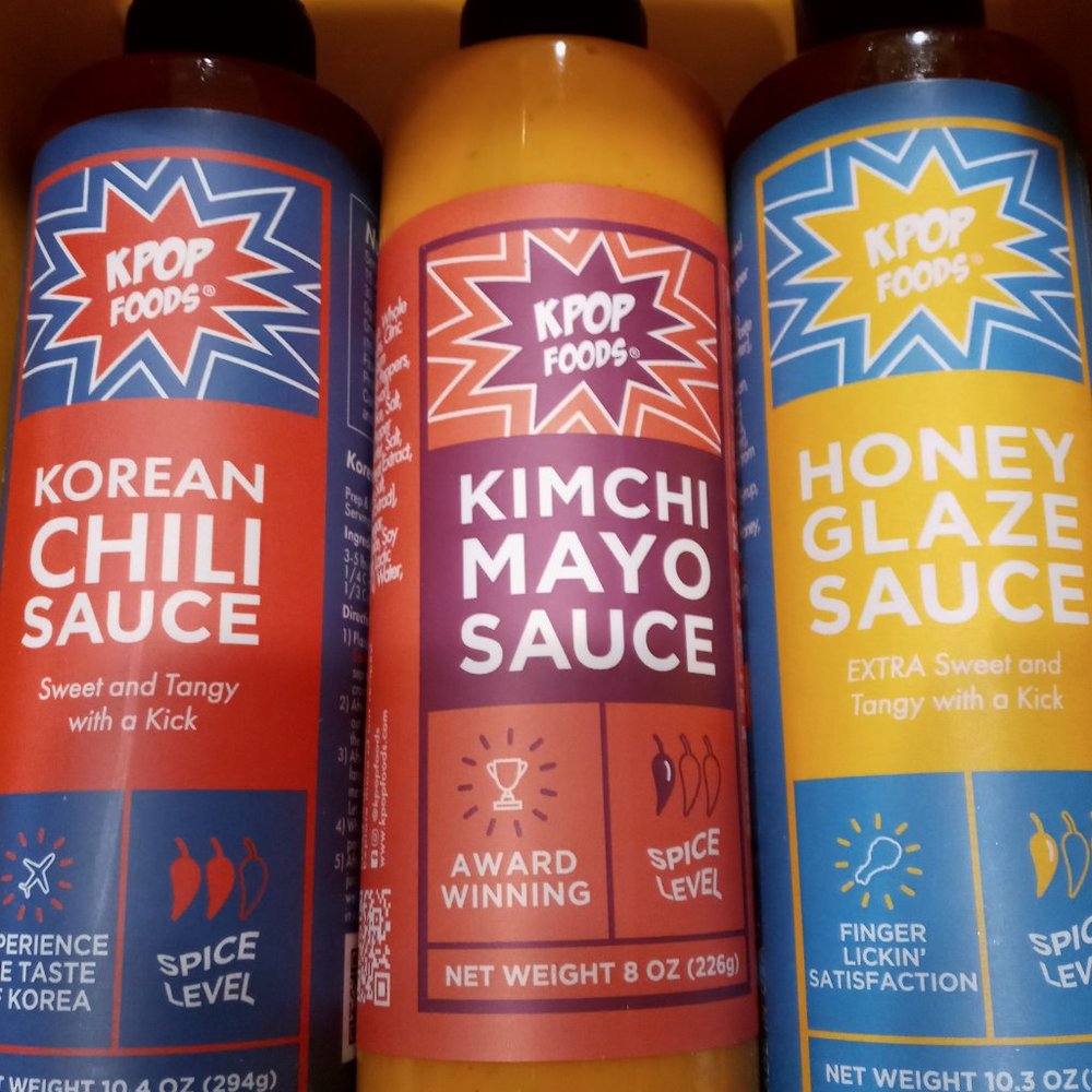 KPOP Foods Korean Food Inspired Sauces X3